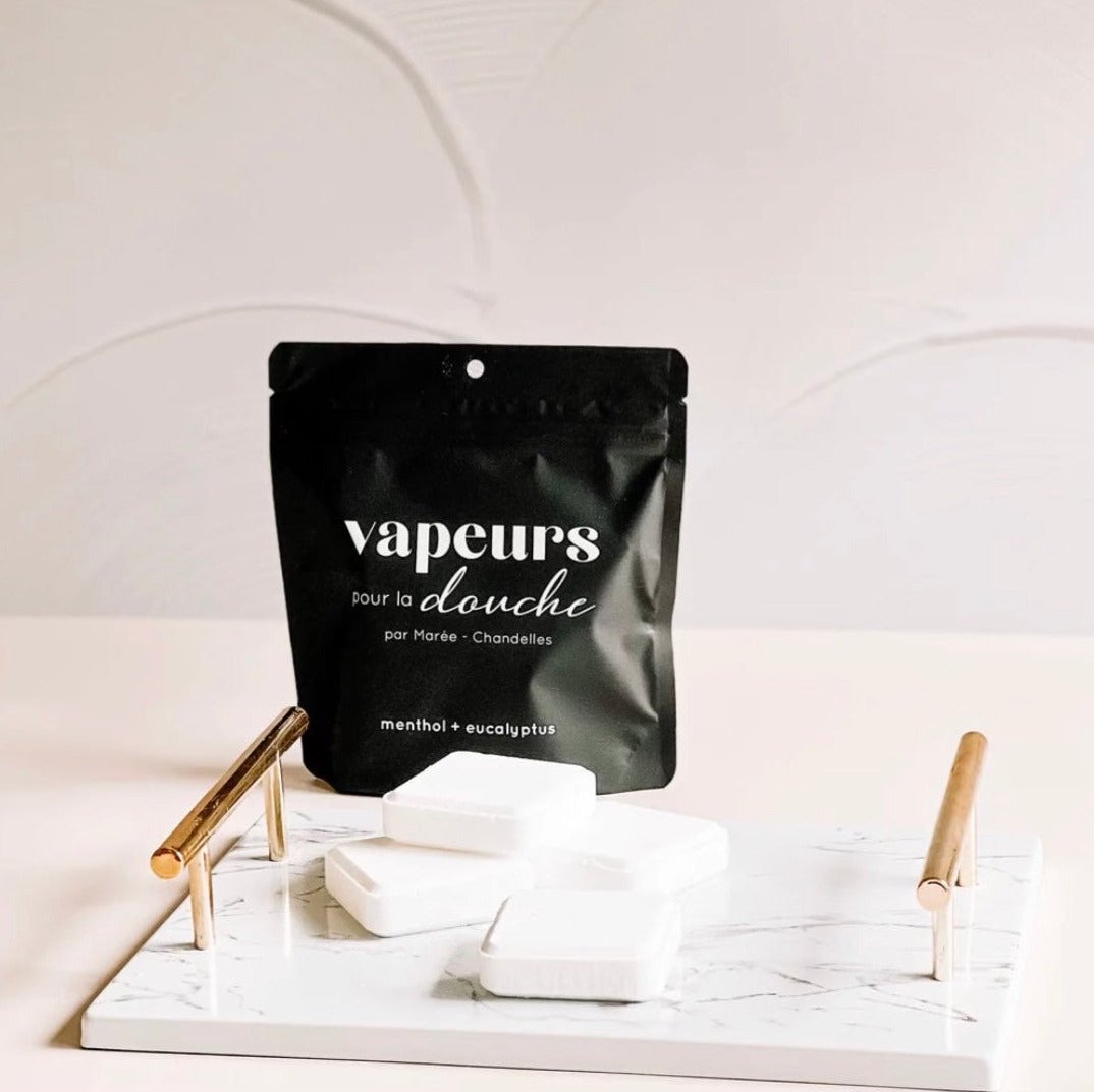 Vapeurs de douche - menthol et eucalyptus